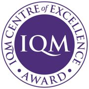 Iqm centre of excellence award logo