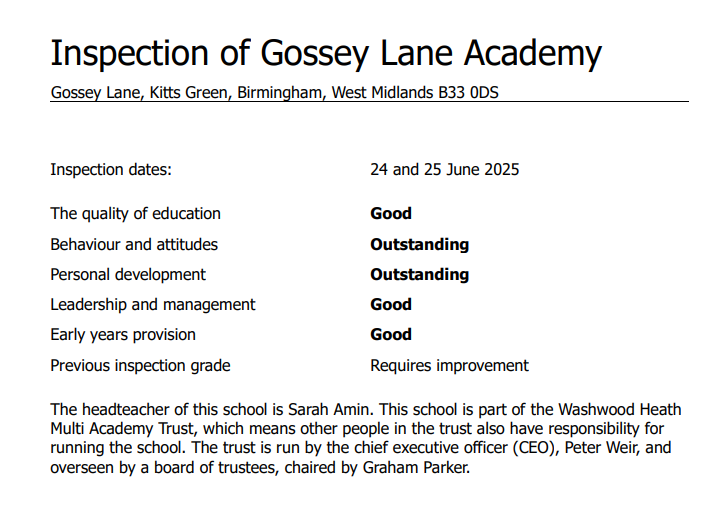 Ofsted page 1